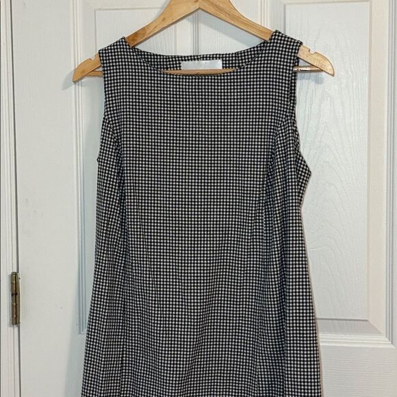 Motherhood Black Gingham Dress / Jumper, cotton, Medium - Picture 2 of 4
